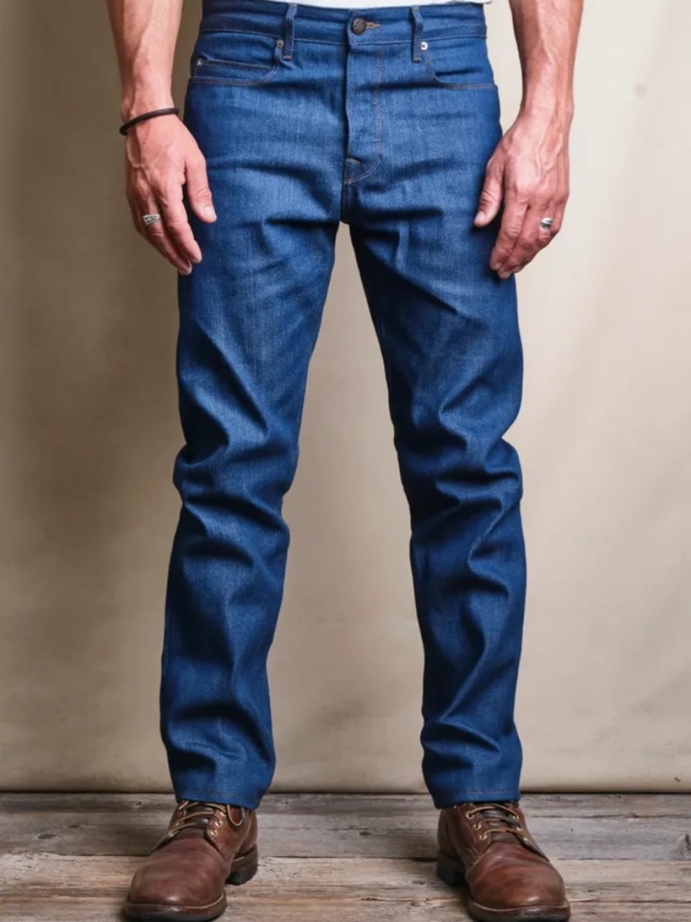 Freenote Cloth - Portola Classic Taper 12 Ounce Vintage Blue Denim - 32